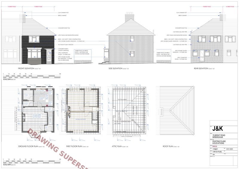 Existing Plans & Elevations