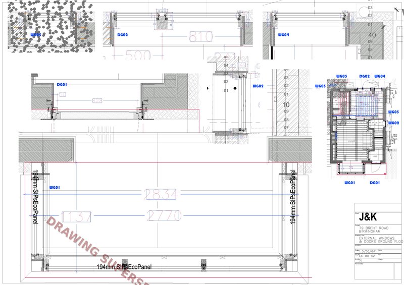 External Windows & Doors — Ground Fl.