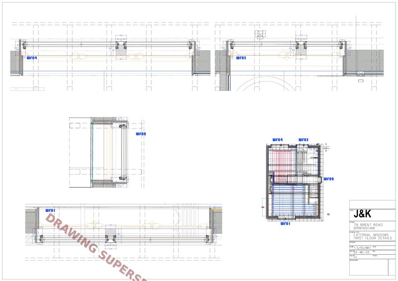 External Windows — First Floor Details