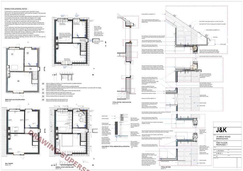 First Floor — Proposed 1 (Detailed)